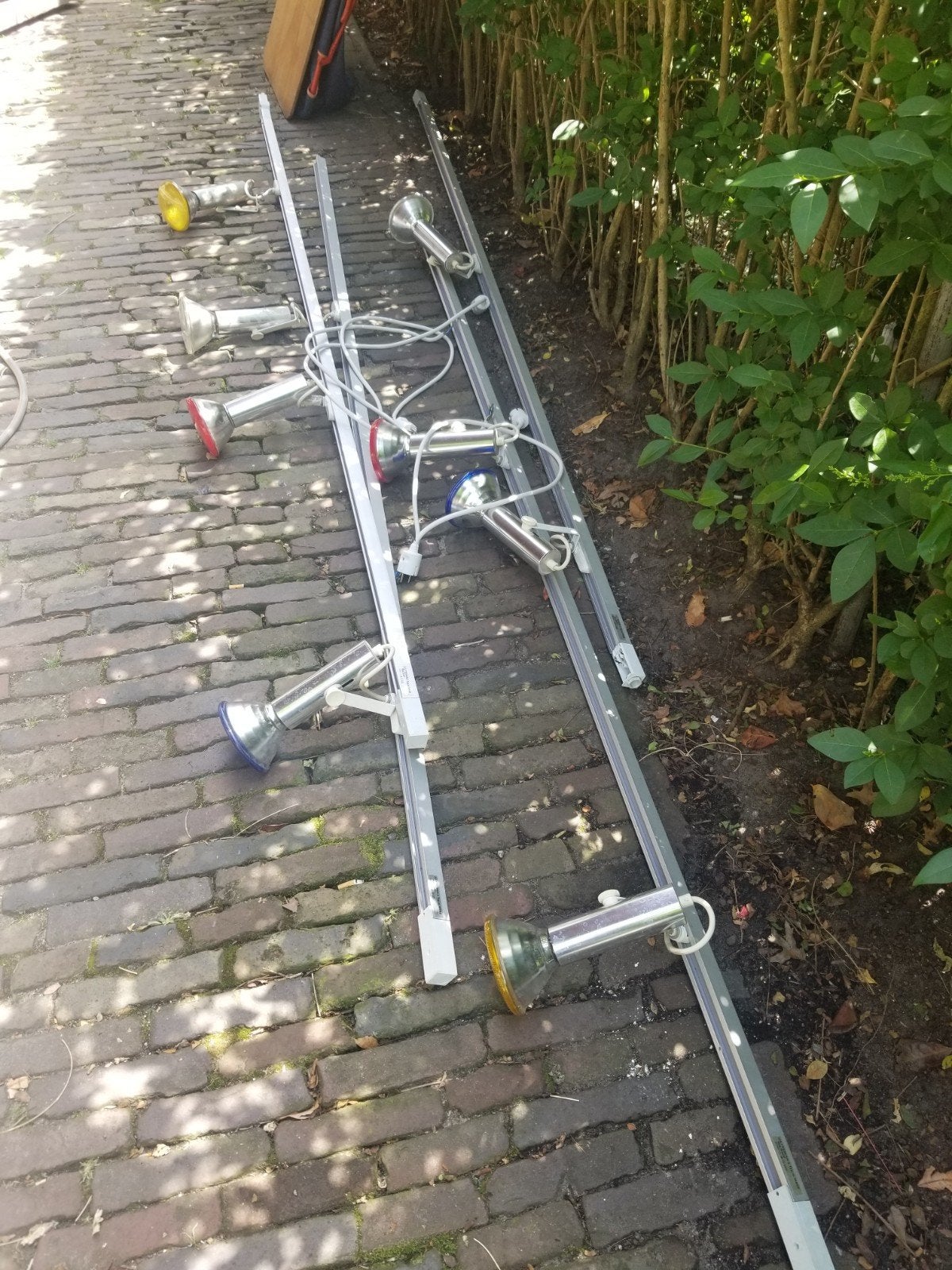 Philips disco lampen met Rails -, Ophalen, Gebruikt, Vintage, Industrieel, Retro