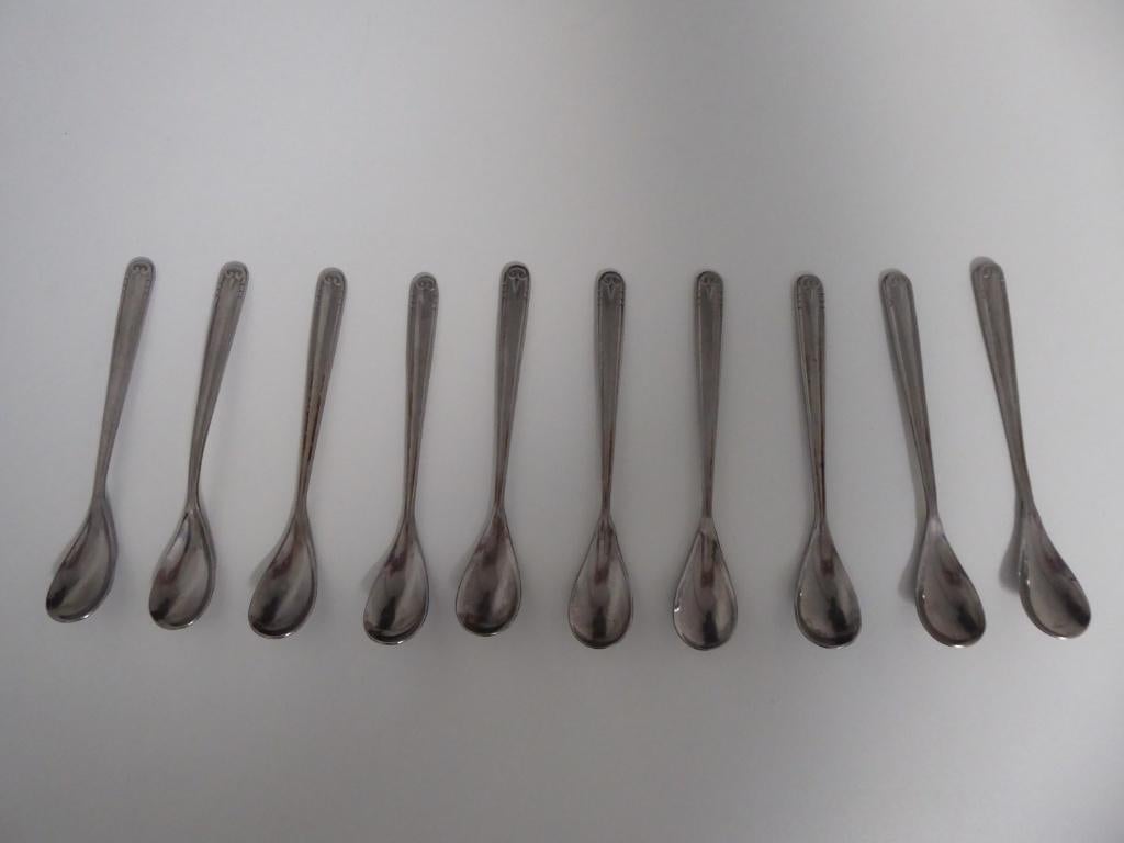 lepeltje - Lepeltjes Vintage 10 x - G Sola Z, Antiek en Kunst, Antiek | Bestek, Ophalen of Verzenden