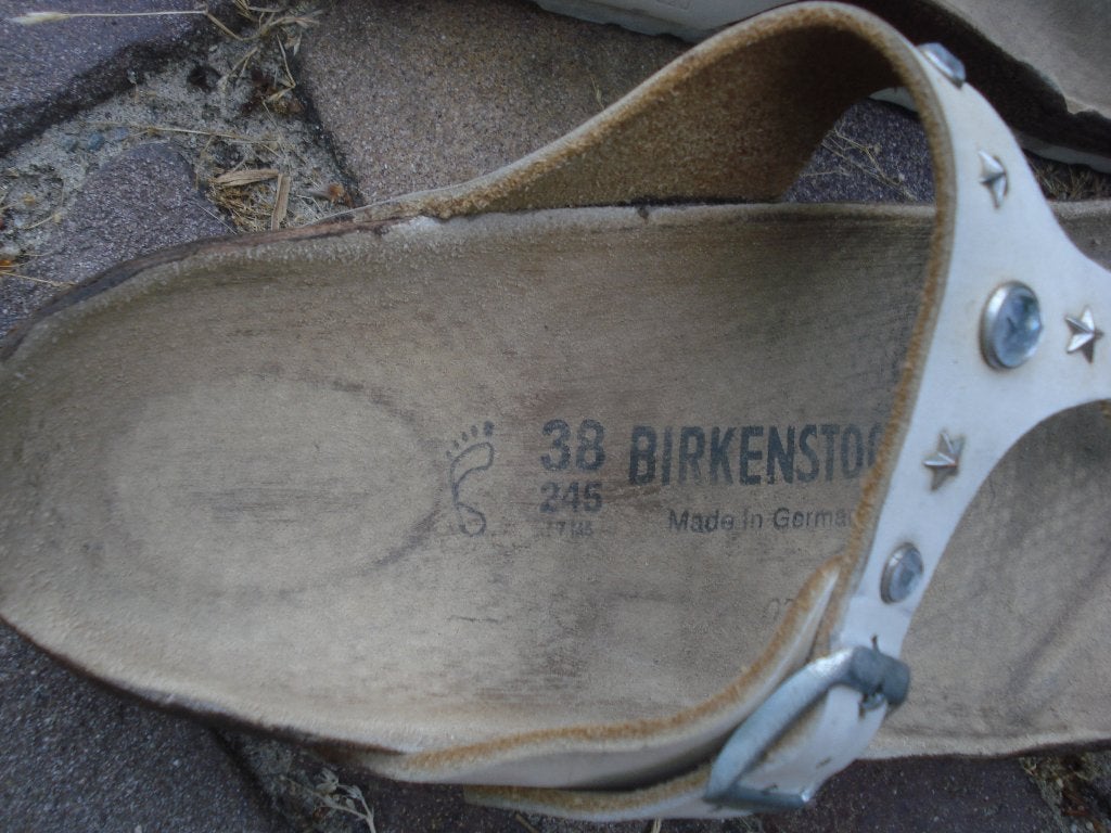 BIRKENSTOCK GIZEH BOHO FESTIVAL 38  NU GRATIS VERZENDING, Kleding | Dames, Schoenen, Slippers, Verzenden, Zo goed als nieuw, Wit