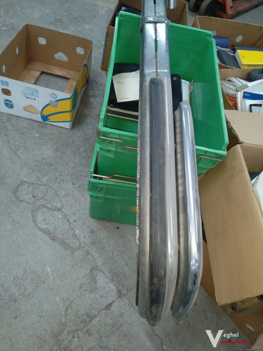 Mercedes w108 voor bumper, Ophalen, Gebruikt, -, Voor