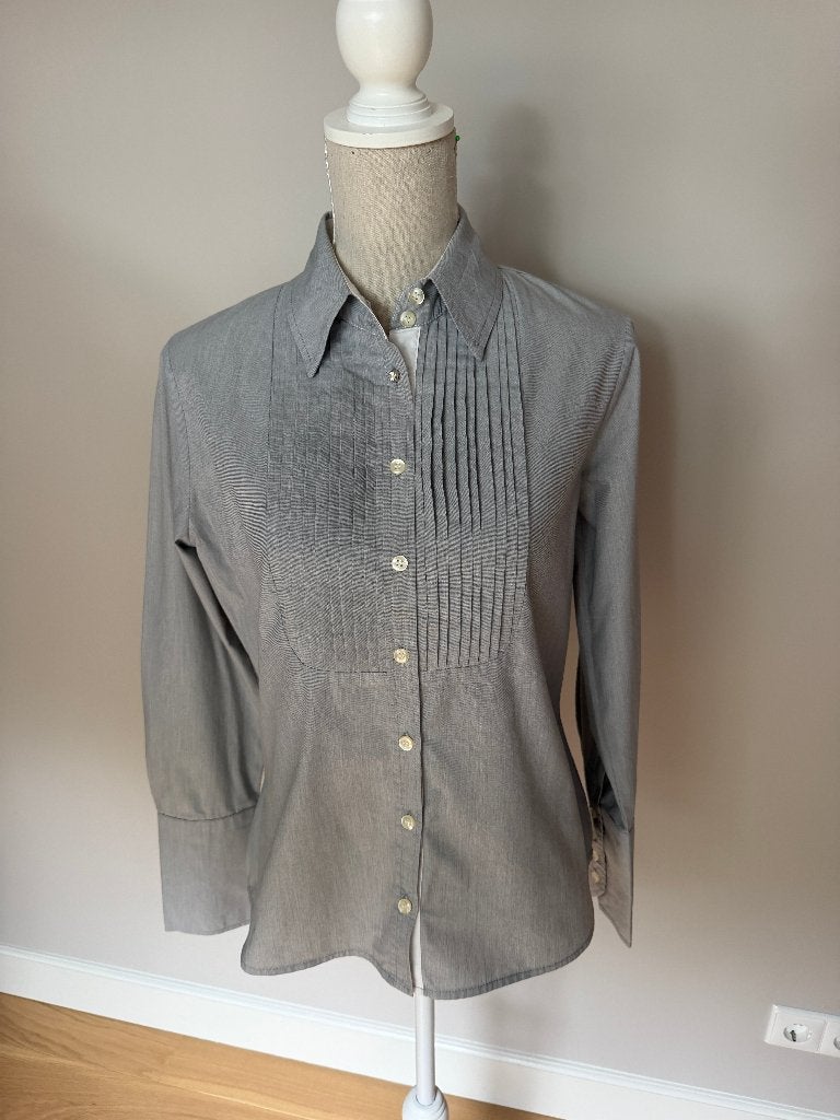 Blouse Bandolera maat 38, Zo goed als nieuw, Grijs, Bandolera, Ophalen