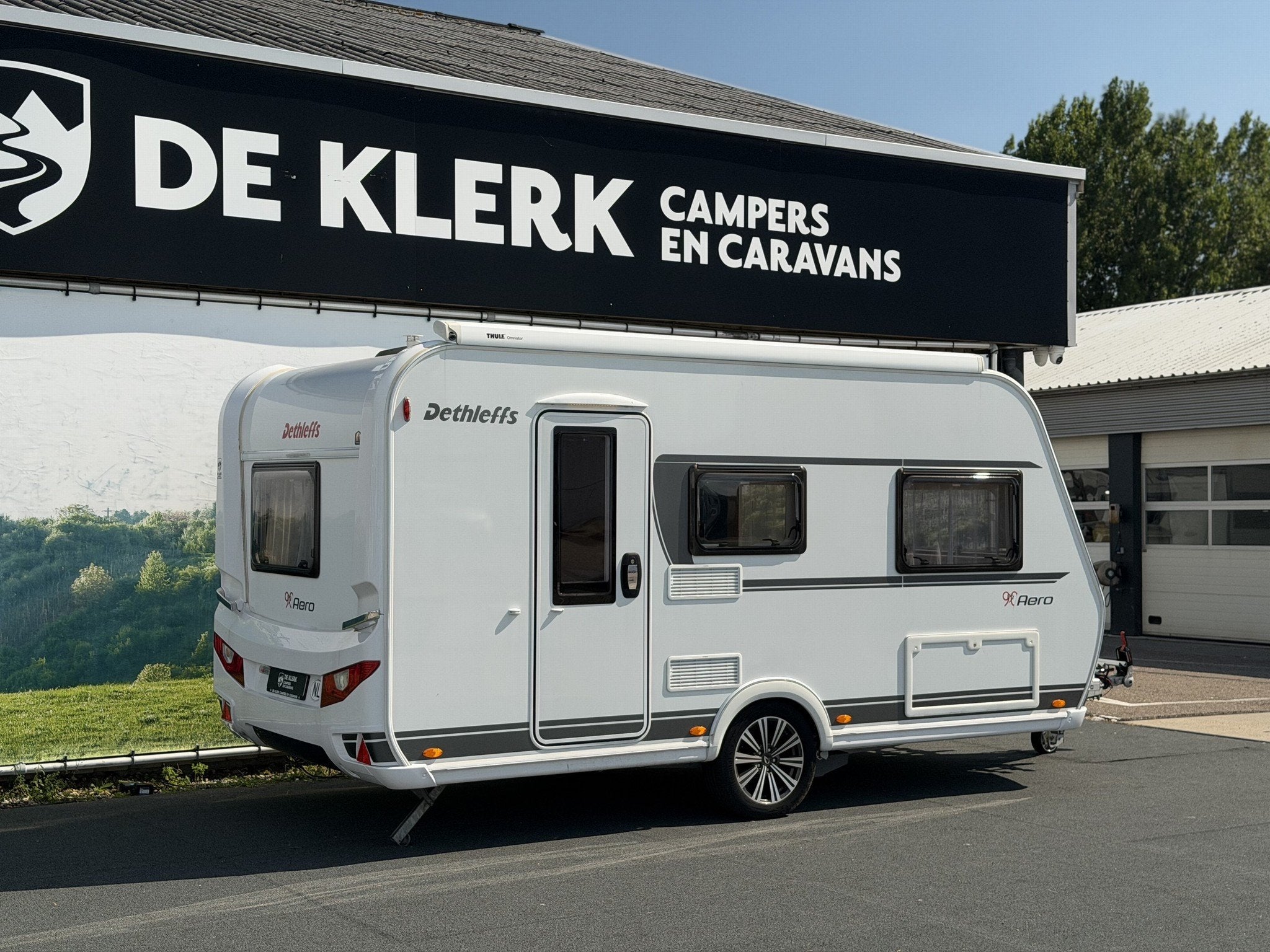 Dethleffs AERO 410 QS (bj 2021), Bedrijf, Info@deklerkcaravans.nl, Ringverwarming, Klerk Caravans, de