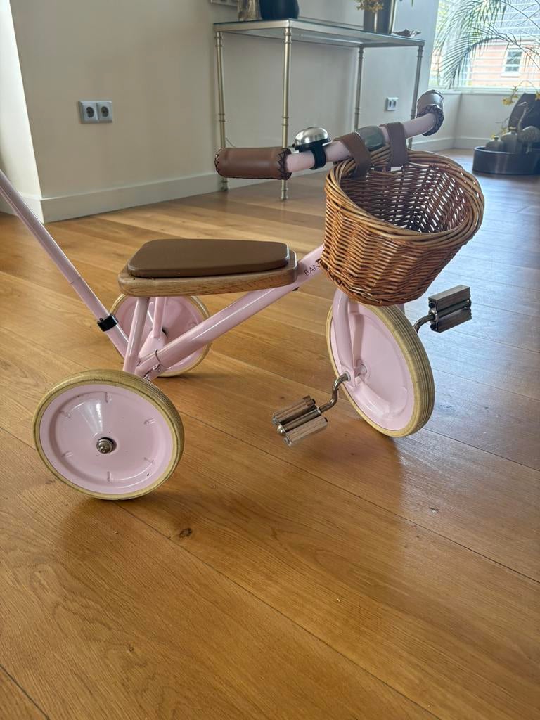 Fietsje banwood roze, Fietsen en Brommers, Ophalen of Verzenden, Zo goed als nieuw