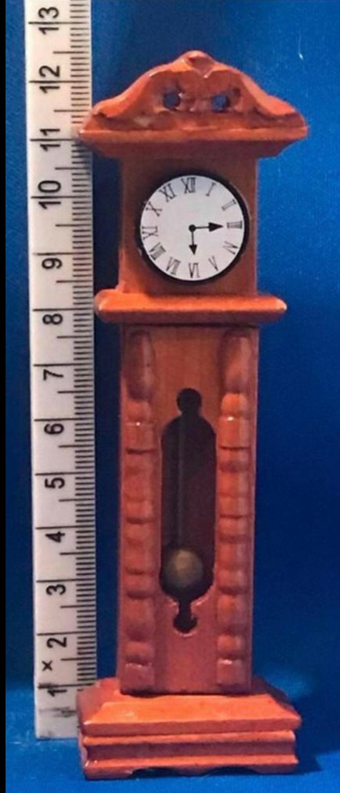 Miniatuur Staande Klok Poppenhuis, Ophalen of Verzenden, Zo goed als nieuw, Poppenhuis
