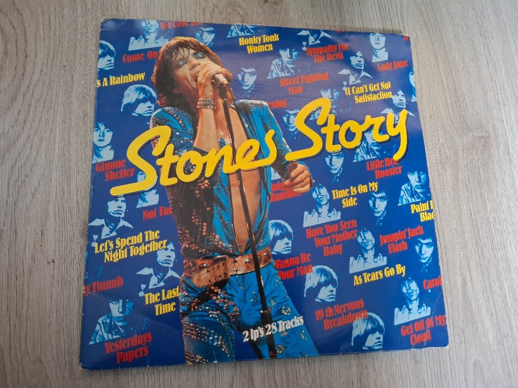 2 LP The Rolling Stones – Stones Story., LP, Gebruikt, Ophalen of Verzenden, Inclusief binnenhoes