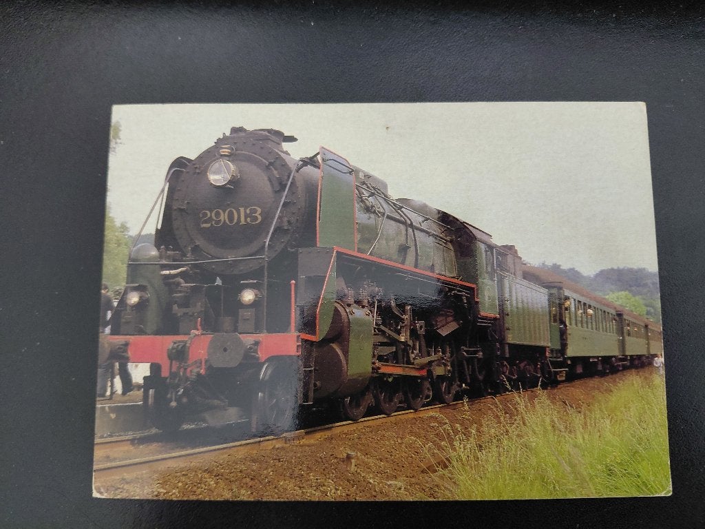 Belgische Staatsspoorwegen, Loc. 29013, ongelopen., Verzamelen, Verzenden, Zo goed als nieuw, Trein, Kaart of Prent