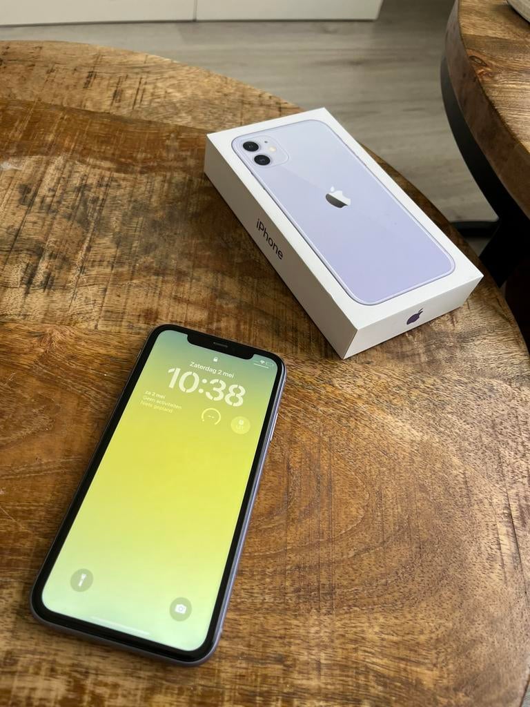 Iphone 11 paars 64gb, Telecommunicatie, Mobiele telefoons | Apple iPhone, Paars, Zo goed als nieuw, 64 GB, IPhone 11