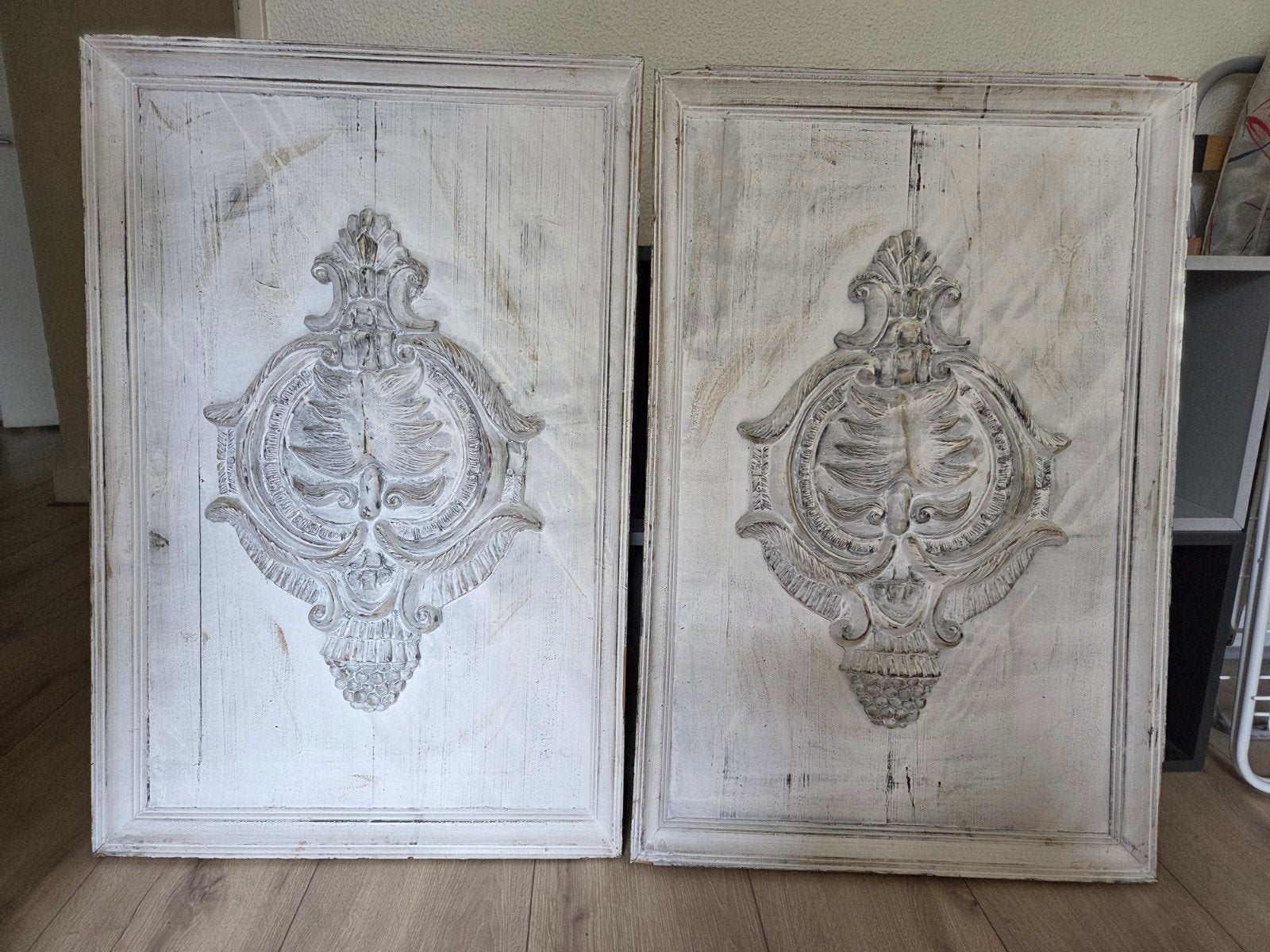 Set van 2 Wandpanelen  | Houten wanddecoratie, Ophalen, Gebruikt, Hout, Vintage