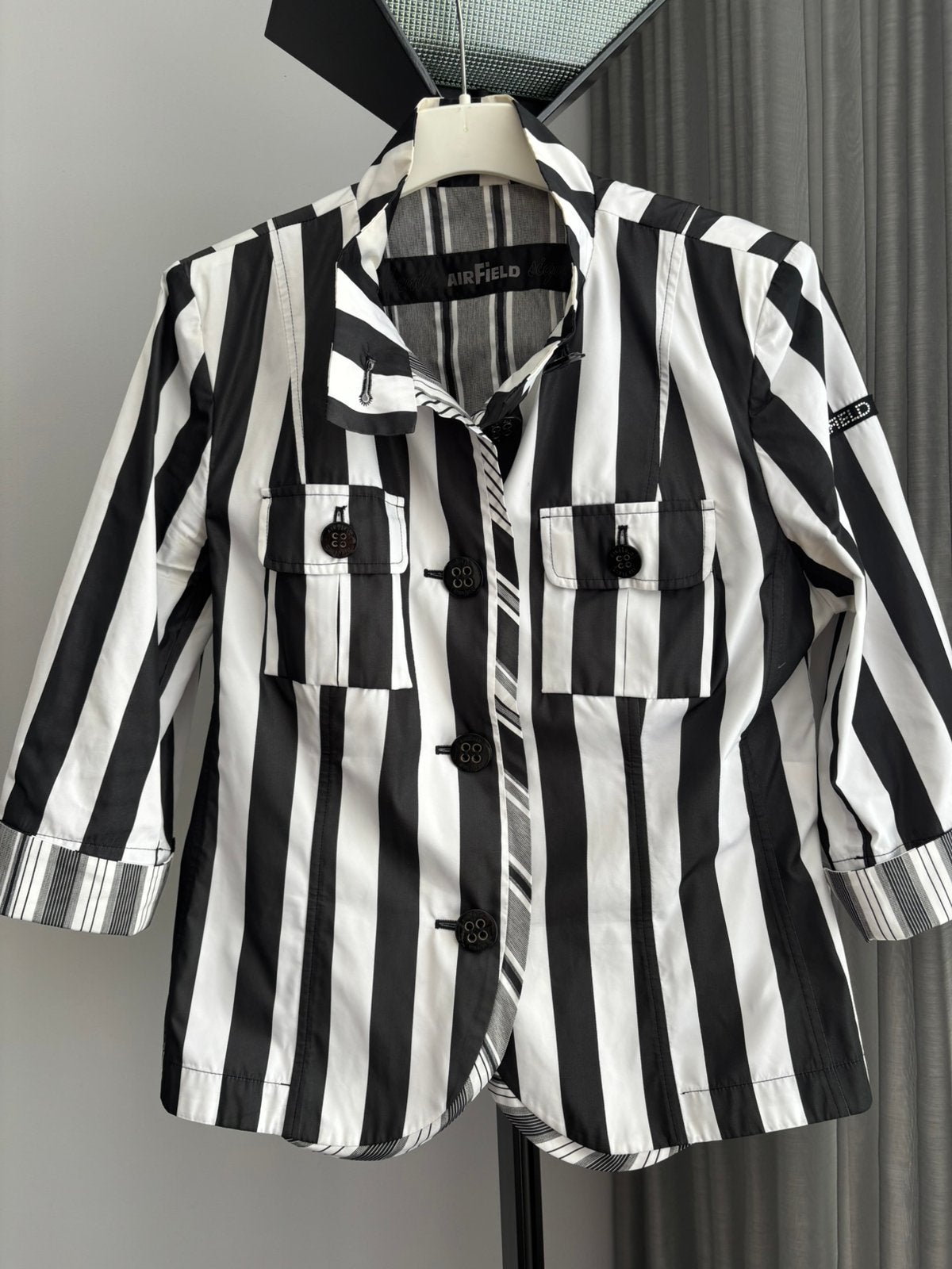 Super mooi blazer-jasje AIRFIELD mt40 ALS NIEUW, Maat 38/40 (M), Zwart, Ophalen of Verzenden, Zo goed als nieuw