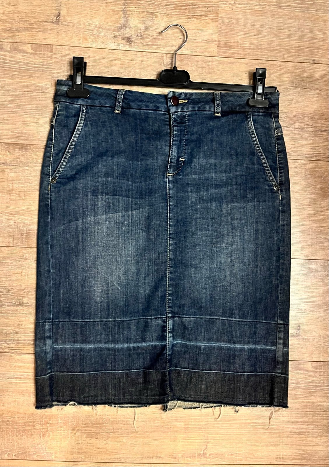 Comma spijkerrok  38 M jeans rok Blauw elastine spijker, Maat 38/40 (M), Blauw, Nieuw, Ophalen of Verzenden