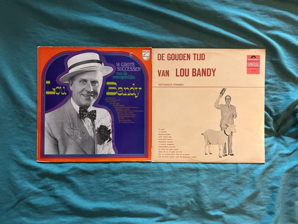 2 LP's Lou Bandy (ook per stuk te koop), LP, Gebruikt, Ophalen of Verzenden, 12 inch