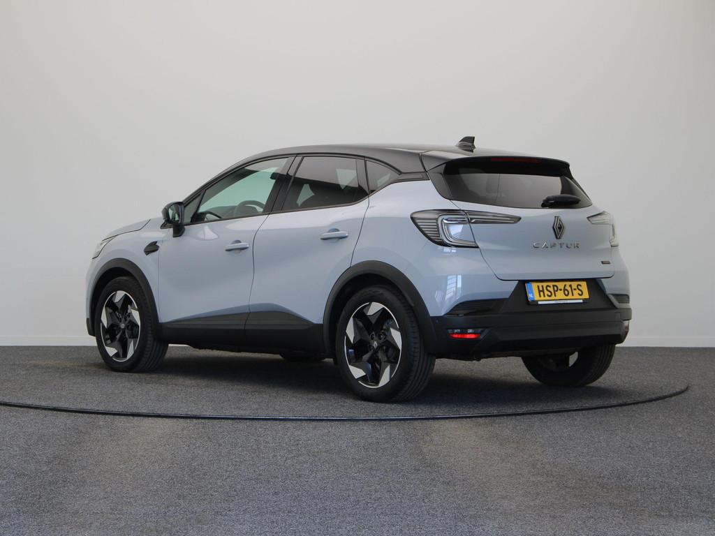 Renault Captur 1.6 E-Tech full hybrid 145 techno | Stoel & s, 1345 kg, Gebruikt, Leder en Stof, Origineel Nederlands
