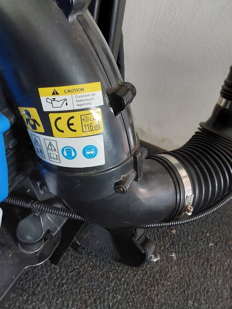 Bladblazer, Ophalen, Benzine, HBM, Ruggedragen