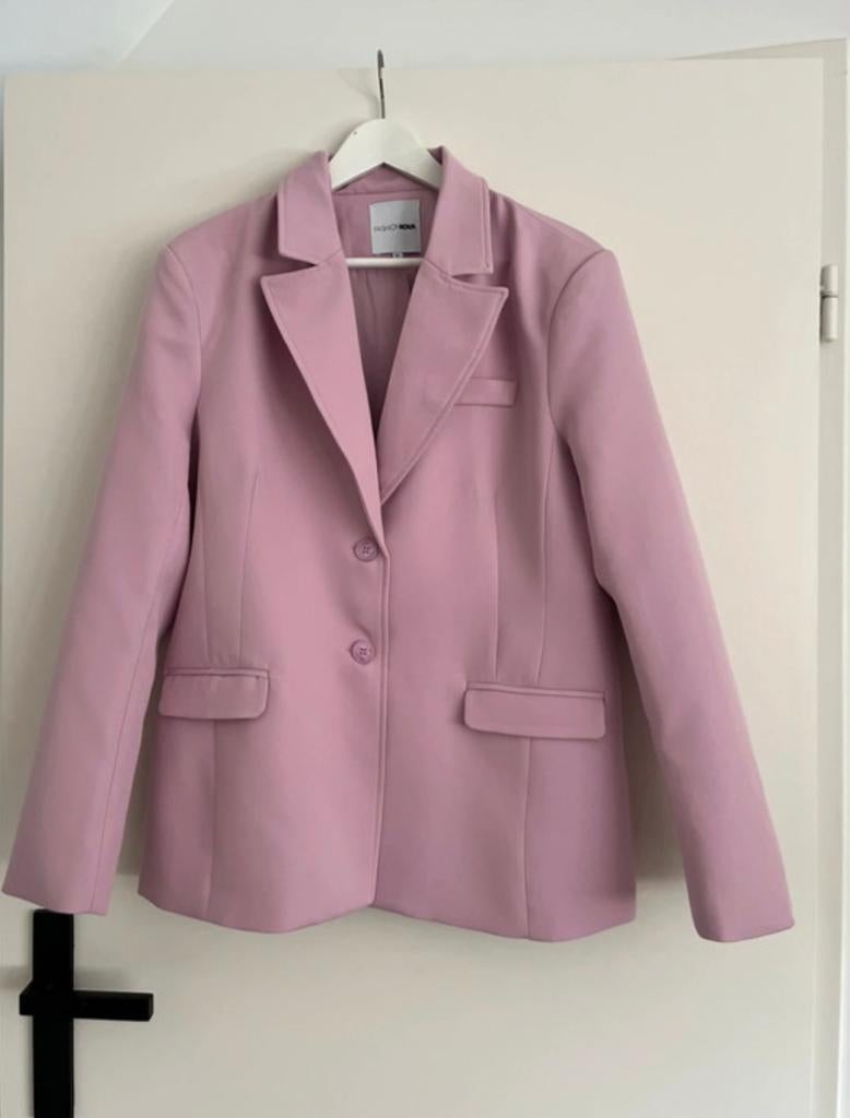 Dames blazer roze, Maat 42/44 (L), Ophalen of Verzenden, Zo goed als nieuw, Jasje