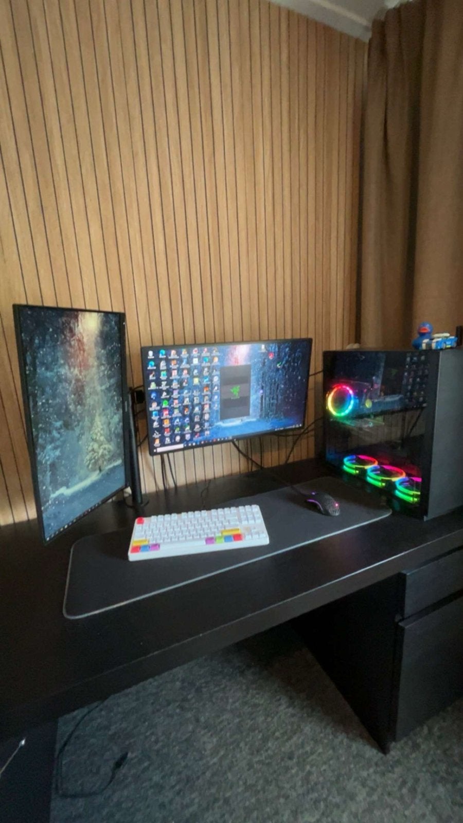 Complete Gaming Setup met Mic en Arm (excl. bureau), Gebruikt, 1 speler, Virtual Reality, Eén computer