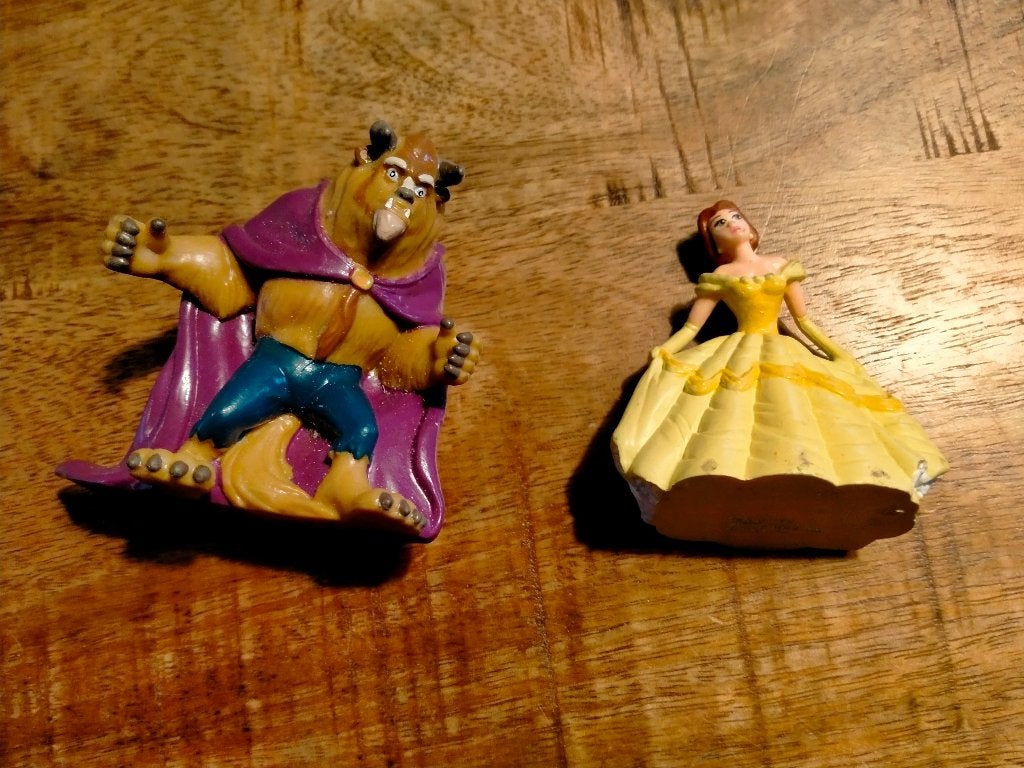 Belle en het Beest Disney prinses Applause tekenfilm figuren, Verzenden, Zo goed als nieuw