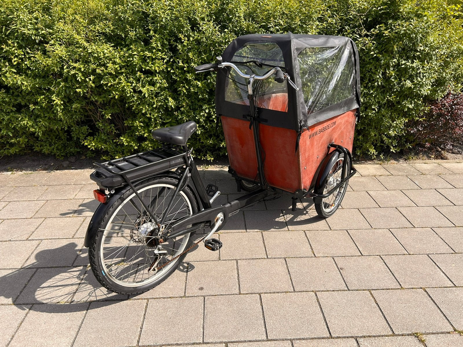Babboe big bakfiets ELEKTRISCH!!, Ophalen, Gebruikt, 4 kinderen of meer, Elektrisch