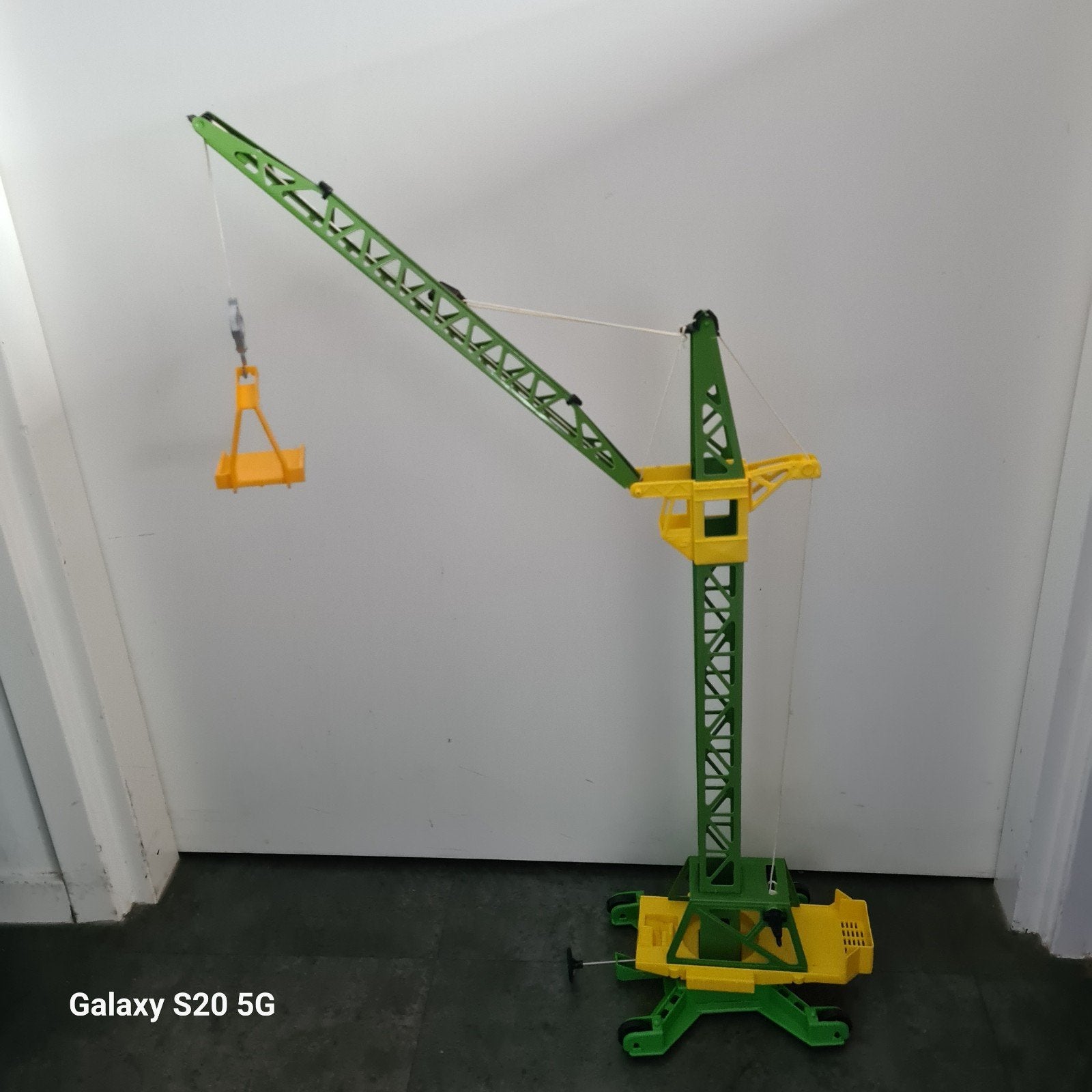 Vintage Joustra Grue Kraan met Mechanische Beweging, Ophalen of Verzenden