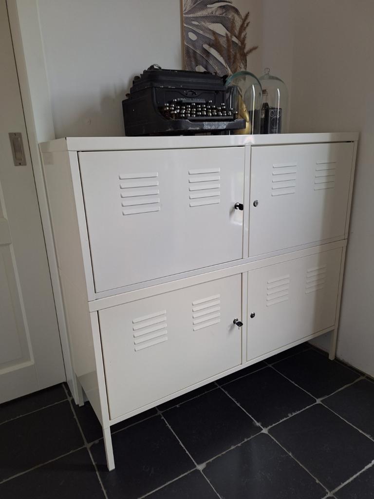 Unieke IKEA PS kast - zelfgemaakt dubbel model, Ophalen, Gebruikt, Industrieel, Modern, Uniek