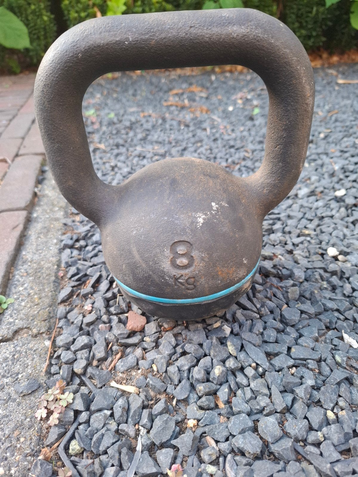 Metalen Kettlebell 8 kg, Sport en Fitness, Fitnessmaterialen, Ophalen of Verzenden