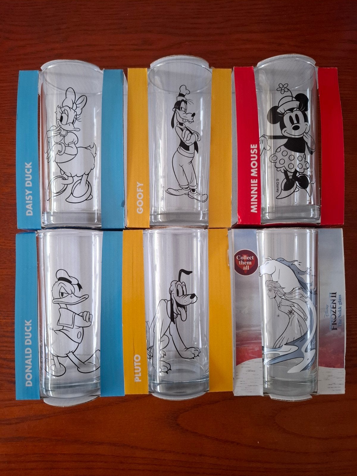 officiële Disney verzamelglazen (290 ml), Ophalen of Verzenden, Nieuw, Overige stijlen, Kop(pen) en/of Schotel(s)