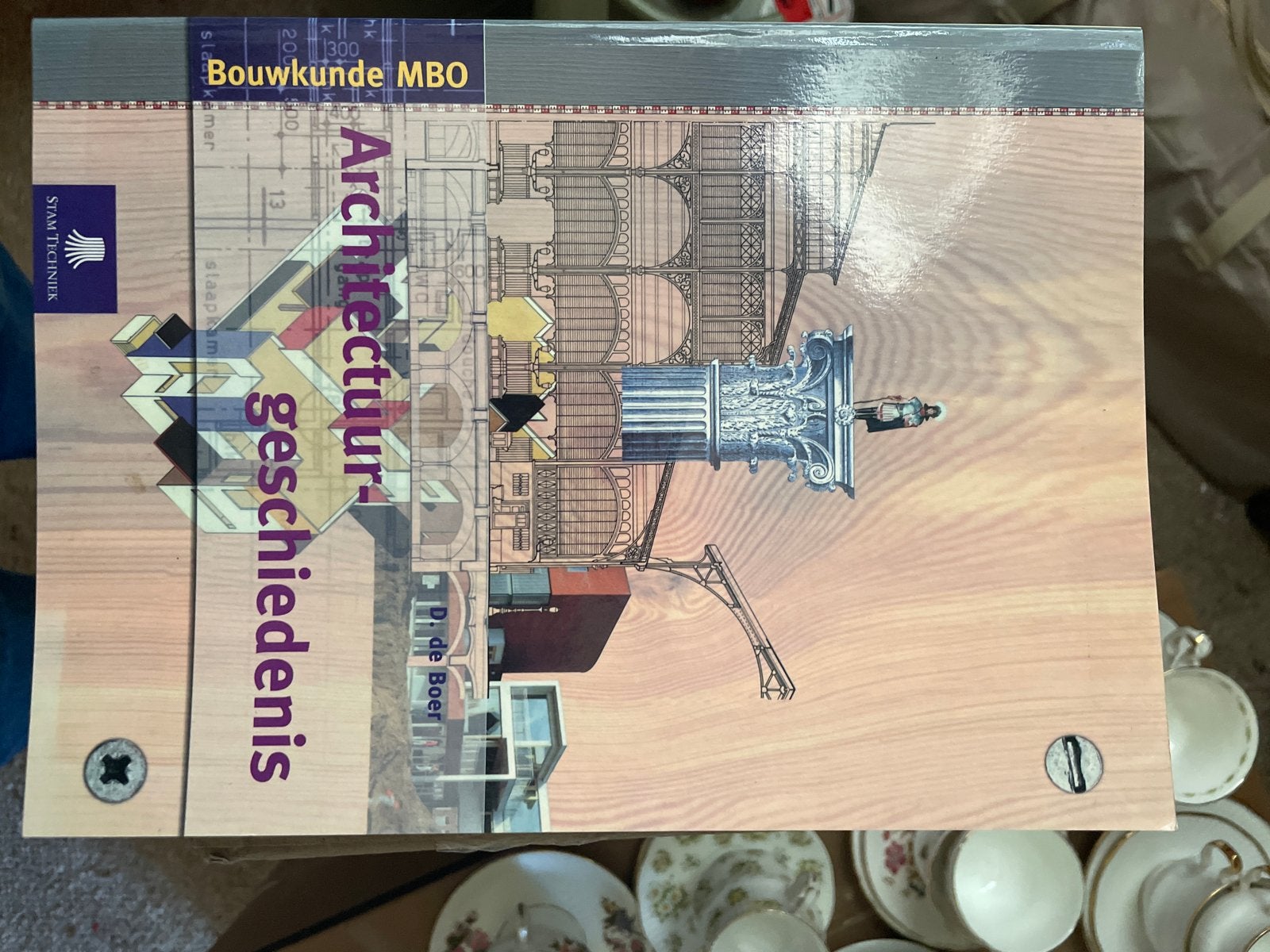 Bouwkunde MBO Architectuurgeschiedenis D. de Boer, Boeken, Ophalen of Verzenden, Beta, Zo goed als nieuw, MBO
