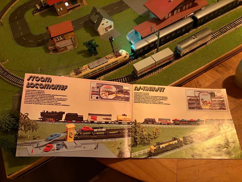 Vintage Trein Catalogus hema  1979 lima, Overige merken, Gebruikt, Gelijkstroom, Boek, Tijdschrift of Catalogus