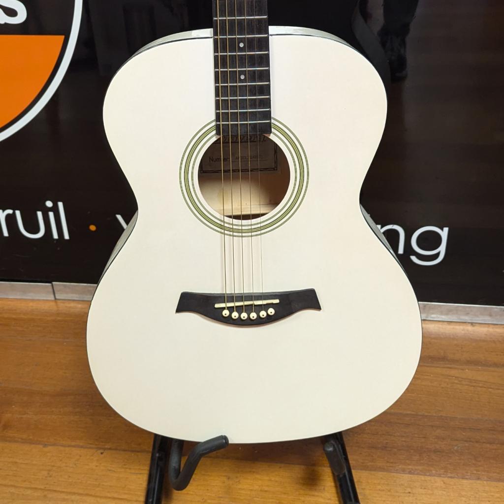 Dimavery AW-303 akoestische western gitaar wit, Dimavery, Zo goed als nieuw, Info@dimavery.de, Hansestraße 87, 28309 Bremen, Duitsland