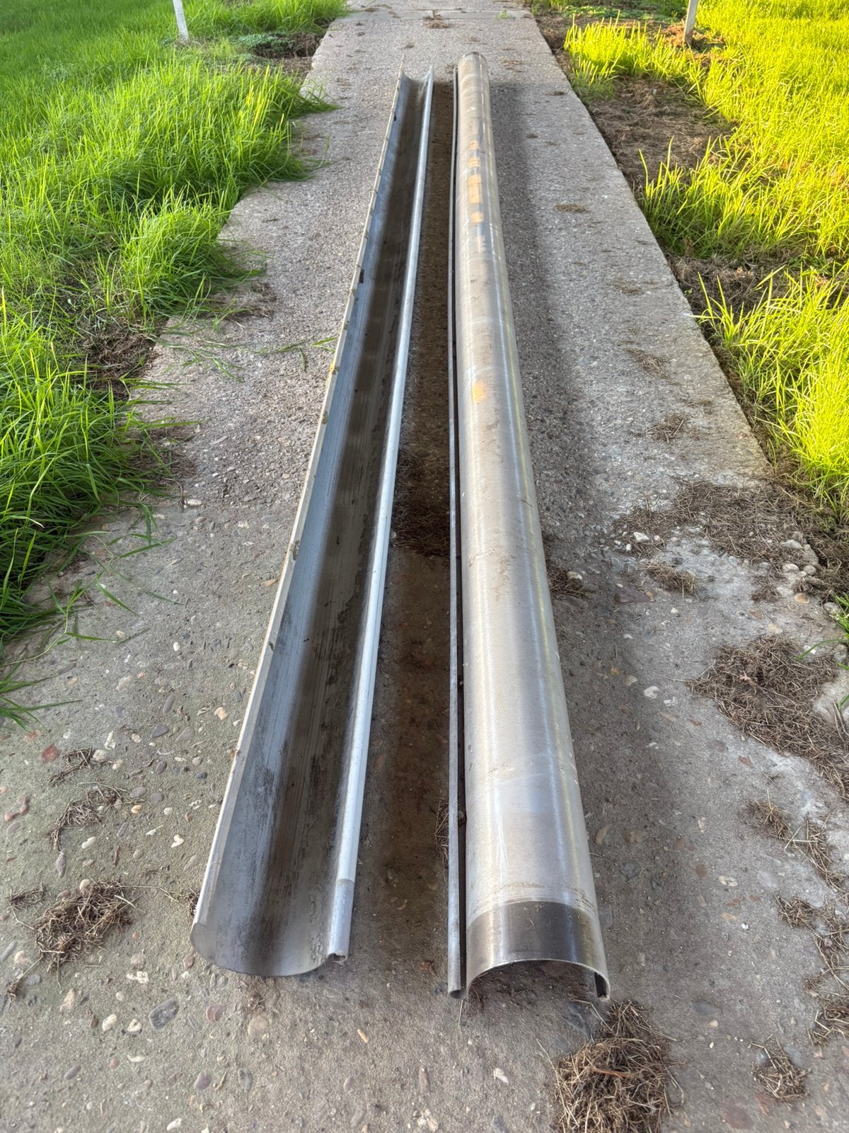 Te koop dakgoot, Ophalen, Pvc, Zo goed als nieuw, 80 mm of meer
