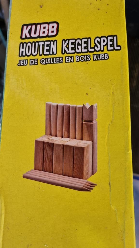 Houten kegelspel, Ophalen of Verzenden, Zo goed als nieuw, Interieur en Design