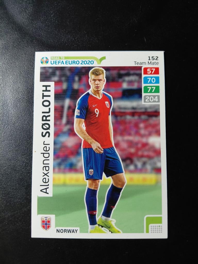 Sorloth (noorwegen/atletico madrid) panini ek 2020, Ophalen of Verzenden, Nieuw, Buitenlandse clubs, Poster, Plaatje of Sticker
