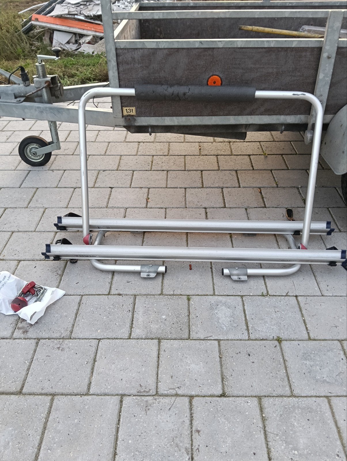 fietsendrager Thule, Ophalen