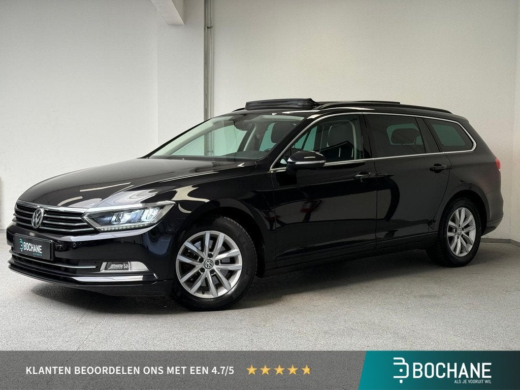 Volkswagen Passat Variant 1.4 TSI Aut Comfortline | PANO | C, Auto's, Volkswagen, 4 cilinders, Met garantie (alle), Zwart, Origineel Nederlands