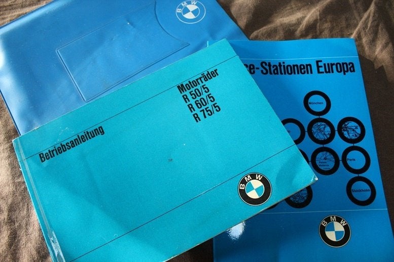 BMW R50/5 R60/5 R75/5 1971 motorrad betriebs anleitung R50, Ophalen of Verzenden, BMW