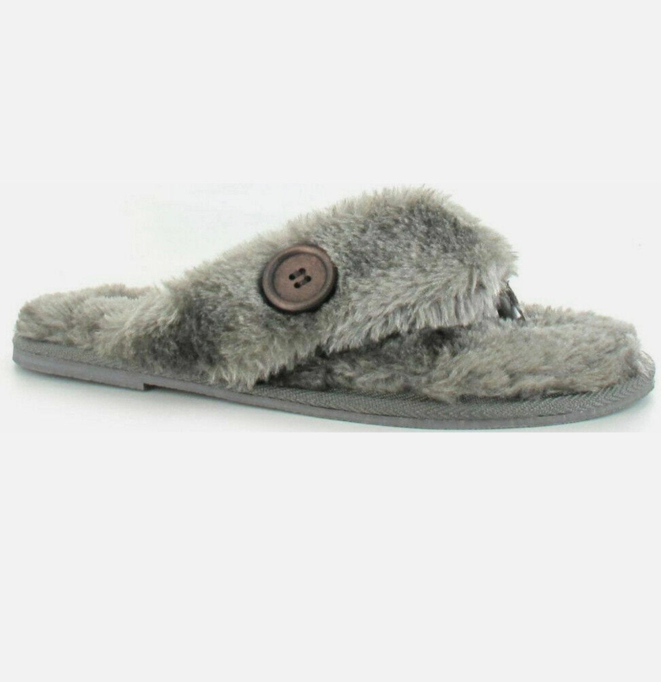 Dames Ella Slippers Memory Foam Thuis Spa bad maat 40 grijs, Nieuw, Ophalen of Verzenden, H, H