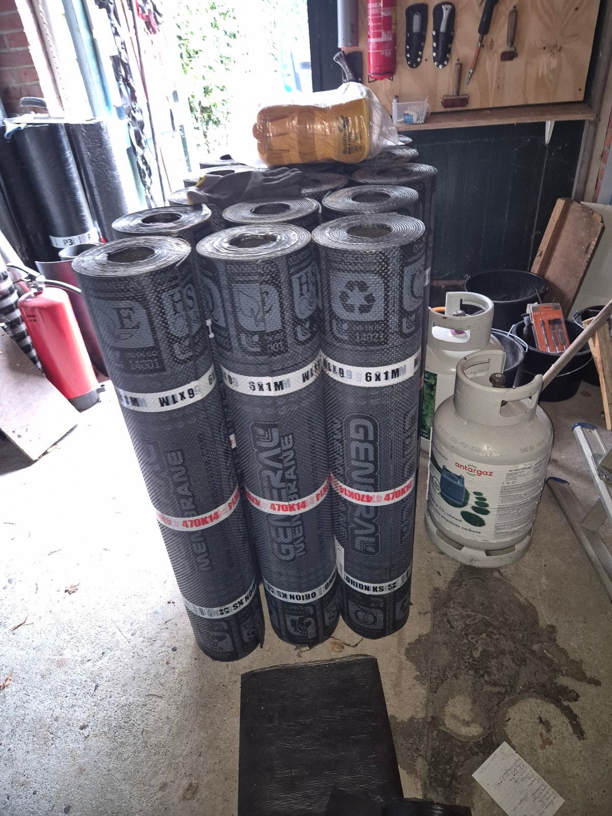 4mm app dakrollen toplaag, Ophalen, Overige materialen, Zwart, Nieuw