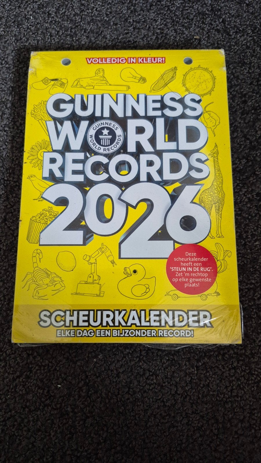 Guinness World Records Scheurkalender 2026 - NIEUW in folie, Ophalen of Verzenden, Nieuw, Overige typen