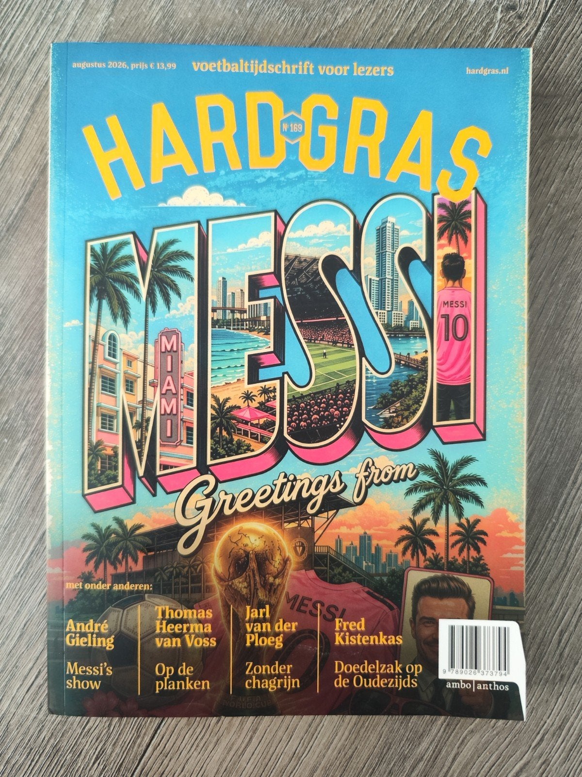 Hard gras 169 – Lionel Messi & Miami | Voetbaltijdschrift, Ophalen of Verzenden, Gelezen