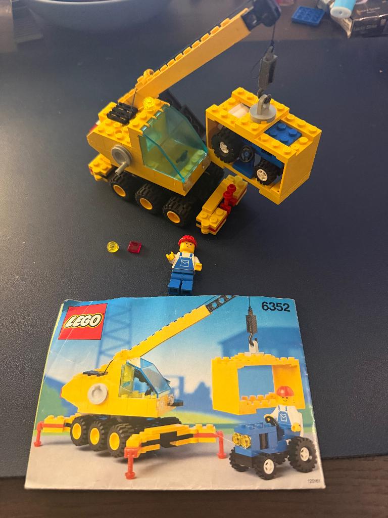 Lego 6352 Cargomaster Crane, Ophalen of Verzenden, Gebruikt, Complete set, Lego