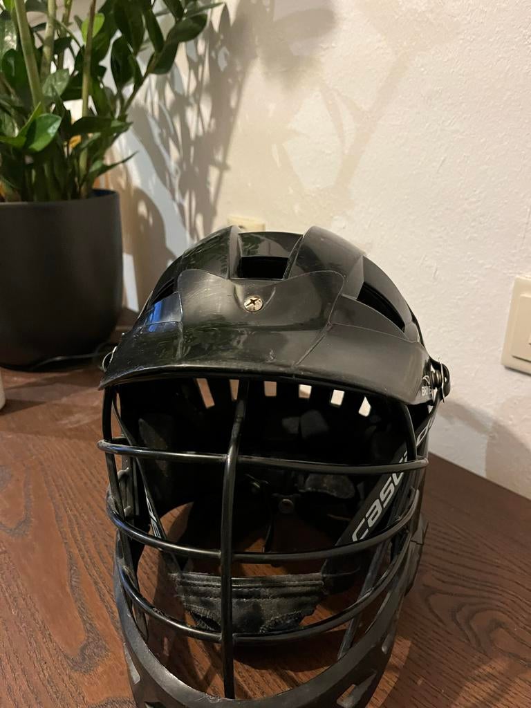 Zwarte lacrosse helm, Ophalen of Verzenden, Gebruikt