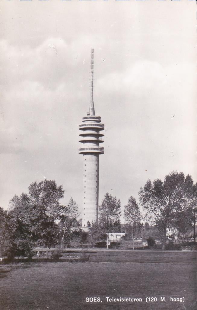 07335 Goes - Televisietoren - 1967, Verzamelen, Ansichtkaarten | Nederland, Ongelopen, Zeeland, 1960 tot 1980, Verzenden