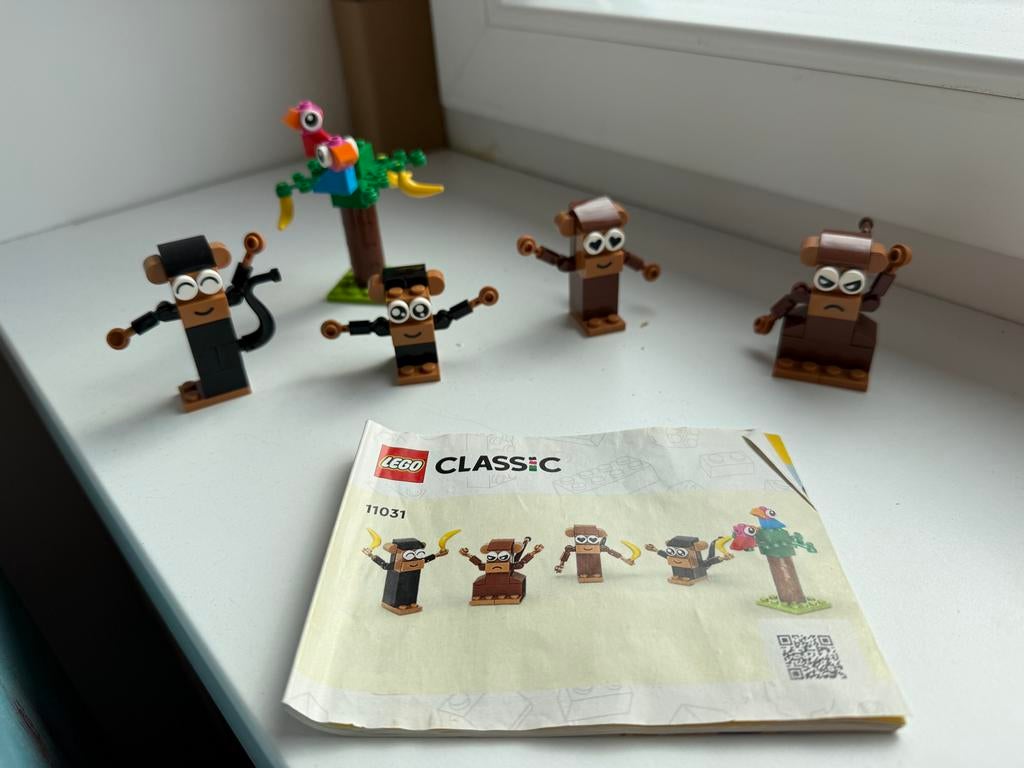 Lego Classic 11031 Creatief Monstertjes / aapjes, Kinderen en Baby's, Speelgoed | Duplo en Lego, Ophalen, Zo goed als nieuw, Complete set