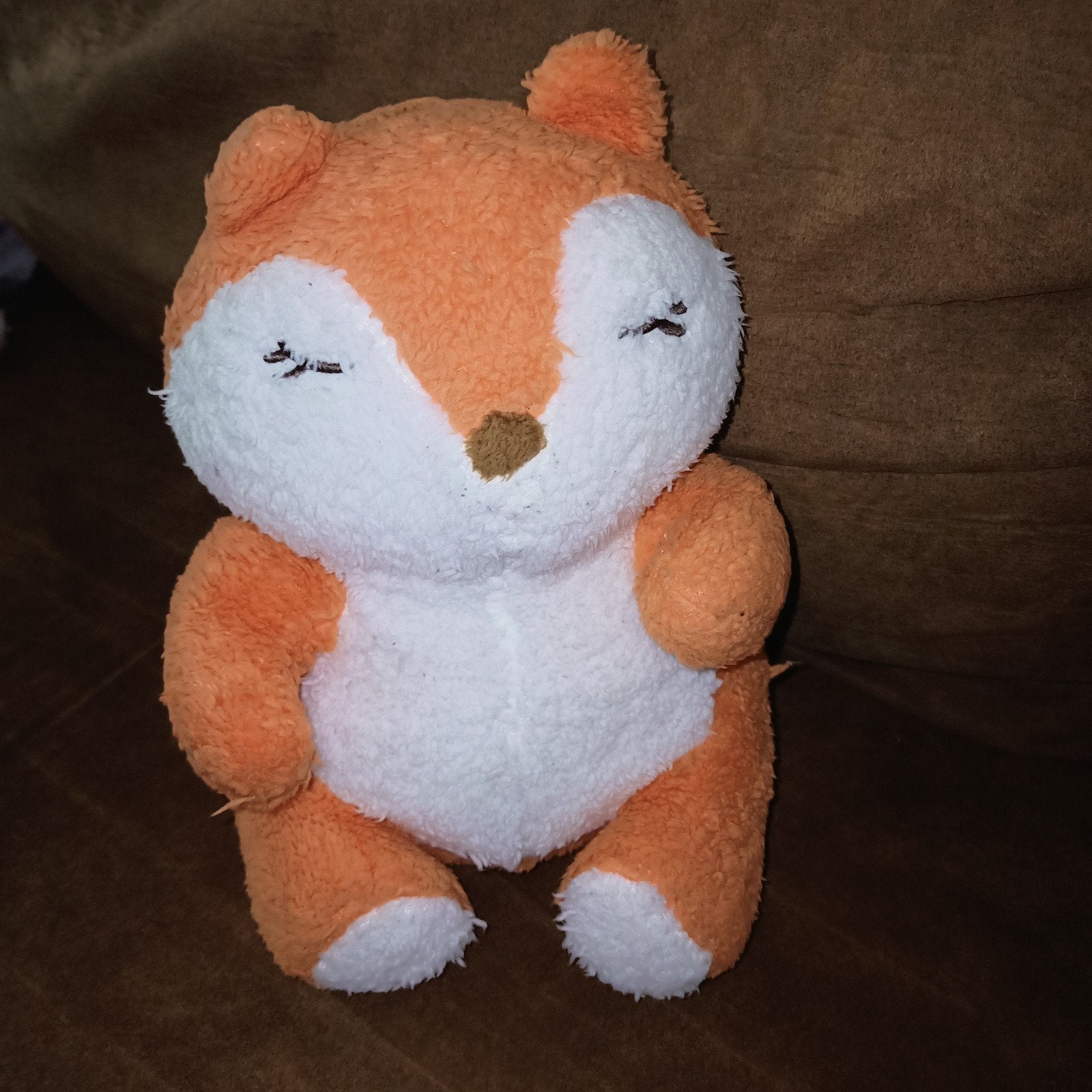 Miniso oranje witte fox., Kinderen en Baby's, Speelgoed | Knuffels en Pluche, Oranje, Overige merken, Ophalen of Verzenden, Zo goed als nieuw
