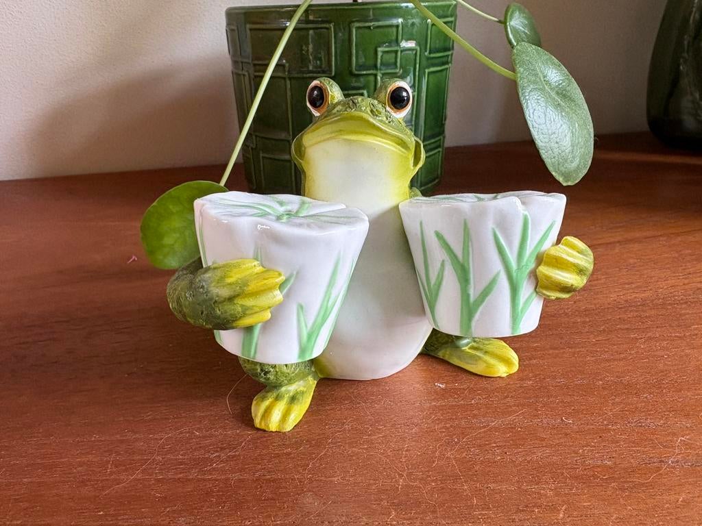 Peper en zout stel kikker L. Dake & Zn, Verzamelen, Retro, Ophalen of Verzenden, Overige typen