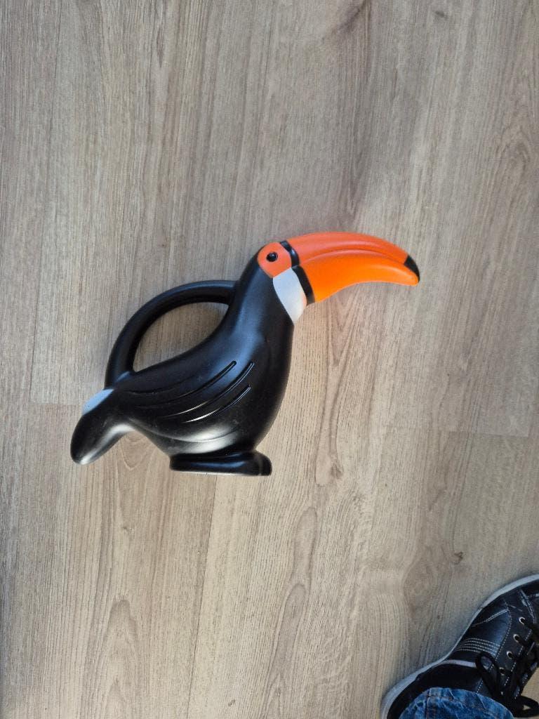 gieter toucan toekan zwart, Ophalen of Verzenden, Nieuw, Kunststof