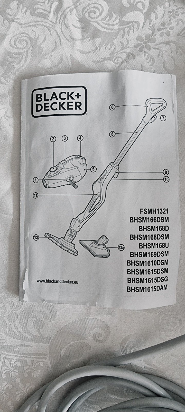 Foto 6 van Black+Decker FSMH1321 Type 3 IPX4 Stoomreiniger