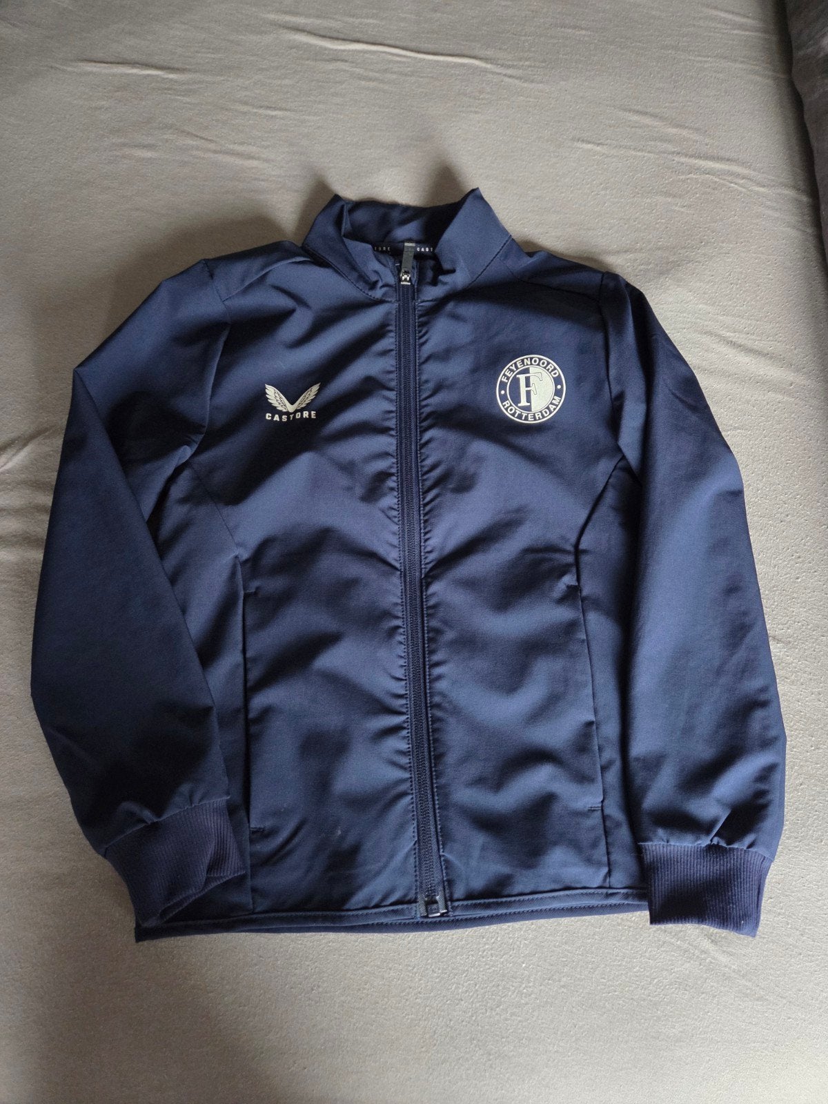 Feyenoord Trainingsjack Maat 134CM, Ophalen of Verzenden, Gebruikt, Castore, Jongen