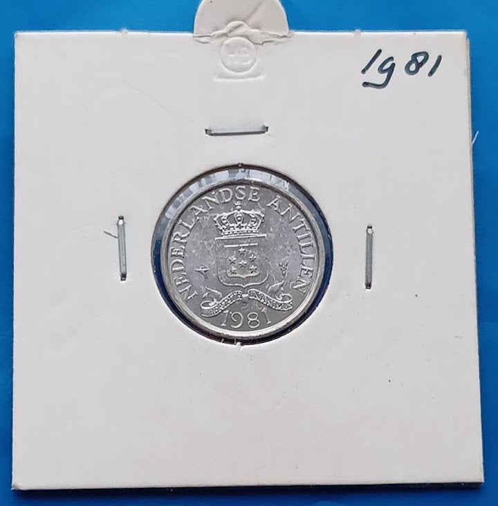 1 cent 1981 Nederlandse Antillen - Beatrix UNC, Verzenden, Koningin Beatrix, 1 cent, Losse munt