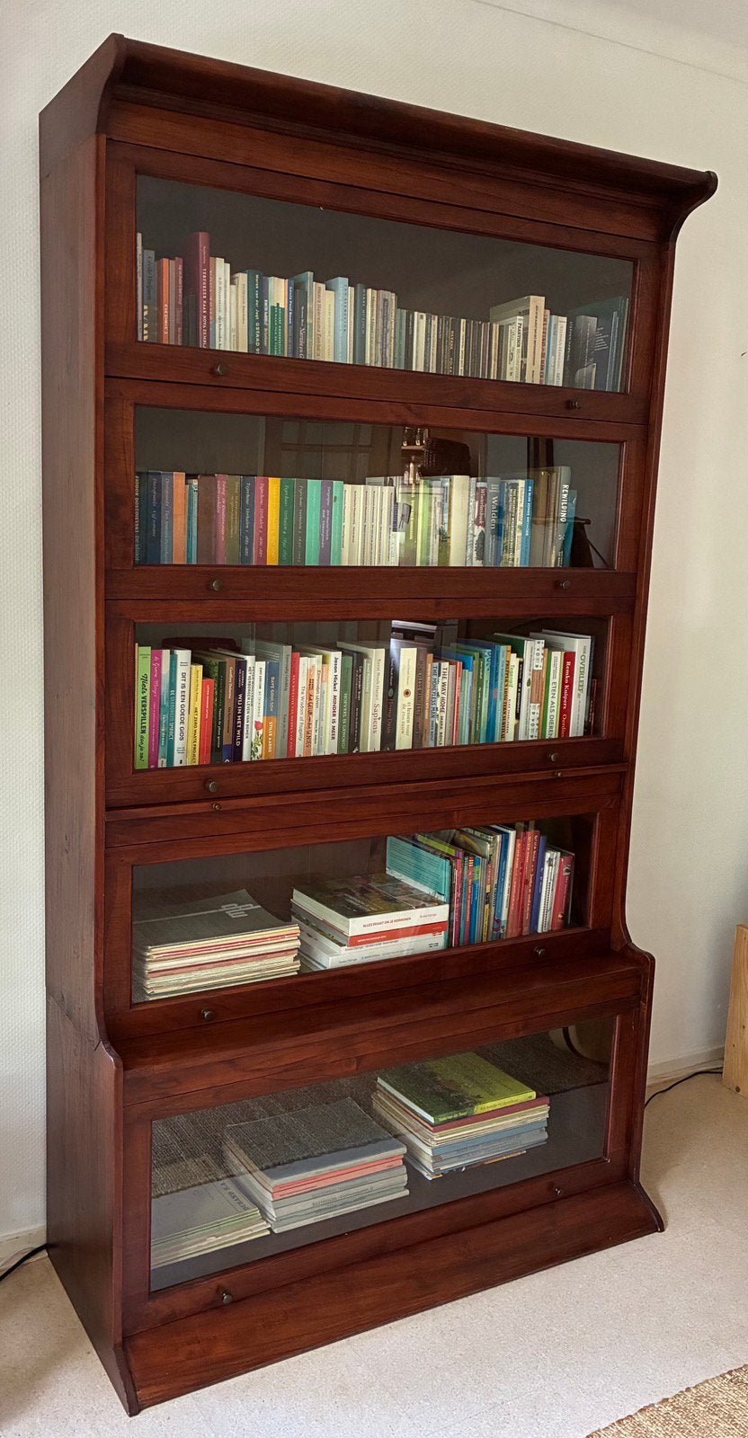 Klassiek Engelse Globe Wernicke boekenkast, Huis en Inrichting, Ophalen, Gebruikt, 100 tot 150 cm, Klassiek Engels