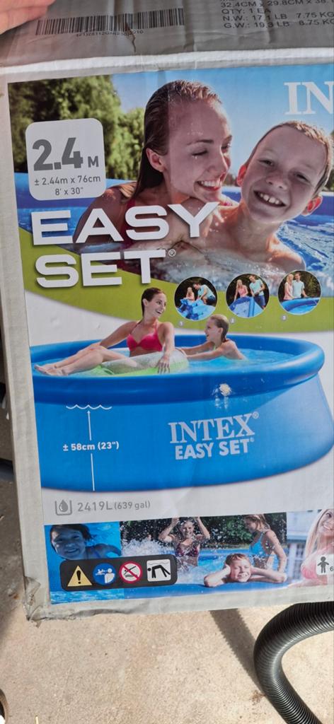 Intex Easy Set zwembad met toebehoren, Tuin en Terras, Zwembaden, Ophalen